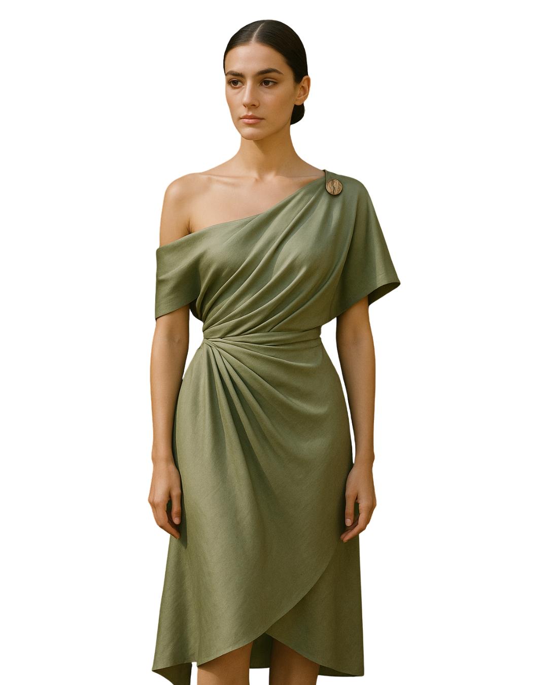 The Olive Reverie Gown