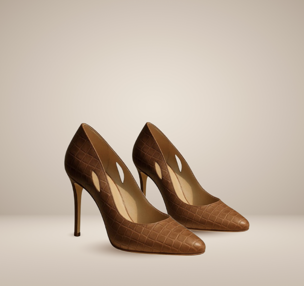 Céleste Caramel Heels